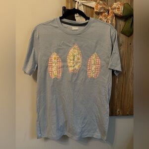 DKNY Light Blue Custom made T-Shirt